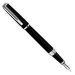 Перьевая ручка Waterman Exception Slim Black ST (S0637010 F, S0637020 M)